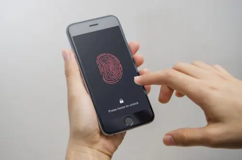 Fingerabdruck Smartphone
