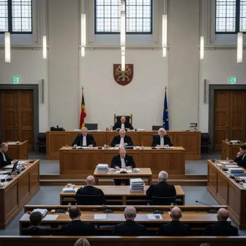 Justiz, Urteil und Einziehung: Korrektur eines Strafverfahrens.