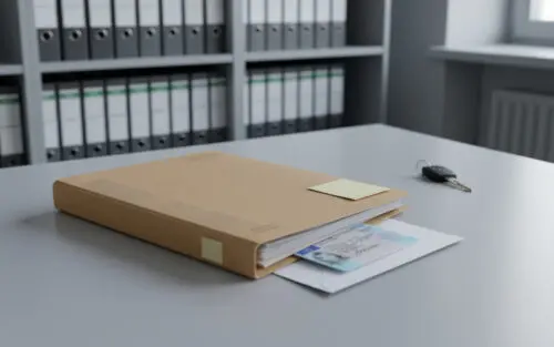 Die Akte zur Trunkenheitsfahrt liegt bereit: Ihr Zeitablauf entscheidet über die Verhältnismäßigkeit des Führerschein-Entzugs.