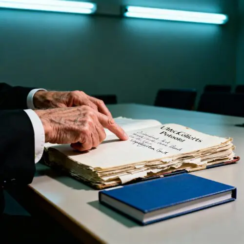 Der Anwalt analysiert die Protokoll-Niederschrift auf Beweiskraft, um den fehlenden Eröffnungsbeschluss festzustellen.