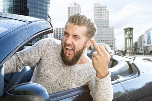 Verurteilung eines Kraftfahrers wegen Nötigung und Beleidigung eines Fahrradfahrers