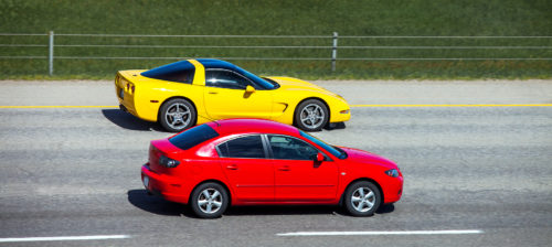 Straßenverkehrsgefährdung durch Ausscheren auf Überholspur