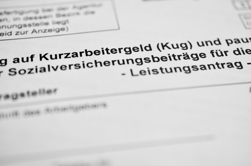 Antrag auf Kurzarbeiterge