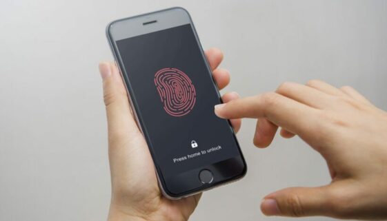 Fingerabdruck Smartphone