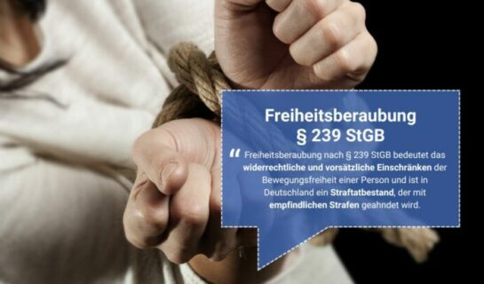 Freiheitsberaubung § 239 StGB