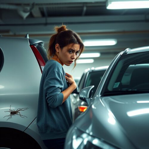 Unfallflucht im Parkhaus