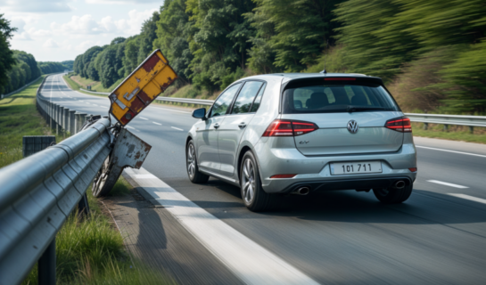 Vorläufige Fahrerlaubnisentziehung bei Verkehrsunfallflucht bei Leitplankenschaden