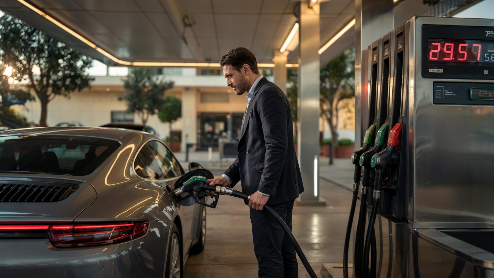 Szene an einer Tankstelle: Wann ist ein Tankbetrug ein versuchter oder ein vollendeter Betrug? Der BGH zieht eine klare Linie.