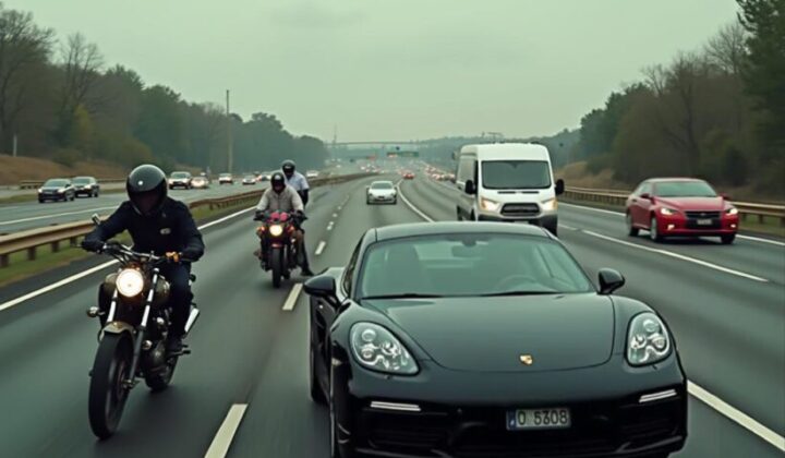 200 km/h auf der Autobahn: Porsche weg bei illegalem Autorennen und Beleidigung?
