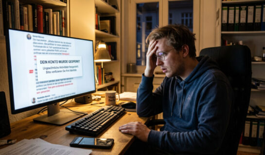 Kontosperre bei der Plattform: Warum eine Anhörung Pflicht ist