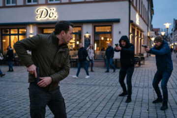Vorher bewaffnet, trotzdem volles Notwehrrecht bei Schüssen